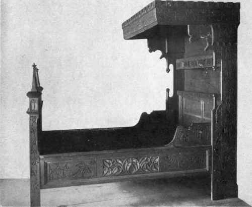 Gothic Bedstead   Munich Museum