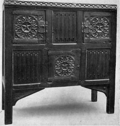 Seventeenth Century Carved Oak Cupboard   Metropolitan Museum