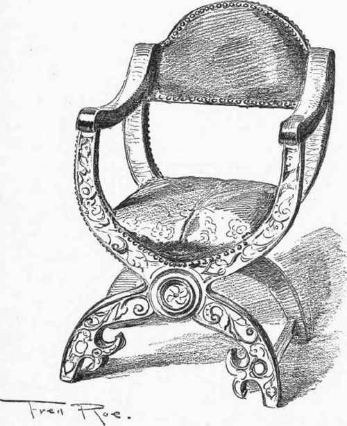 CHAIR, TEMP. HENRY VIII., IN THE COLLECTION OF SIR CHARLES. LAWES WITTEWRONGE, BART
