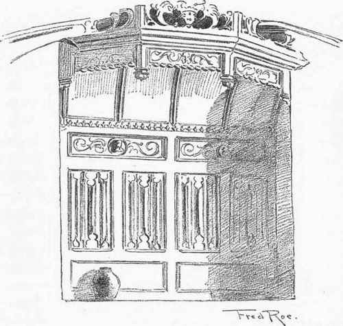 FIXED DRESSER OR SIDEBOARD IN THE NEPTUNE INN, IPSWICH, TEMP. HENRY VIII