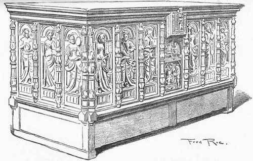 'FLANDERS CHEST' IN EAST DEREHAM CHURCH, NORFOLK, TEMP. HENRY VIII.