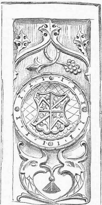 Fred Roe. PANEL FROM SIR ANTHONY DENNY'S HOUSE AT WALTHAM ABBEY