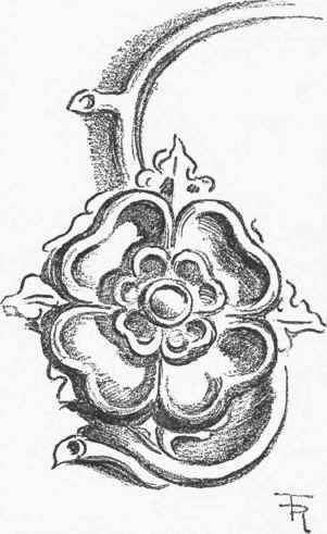 ROSE FROM MISERERE SEAT, AYLESBURY CHURCH, BUCKS