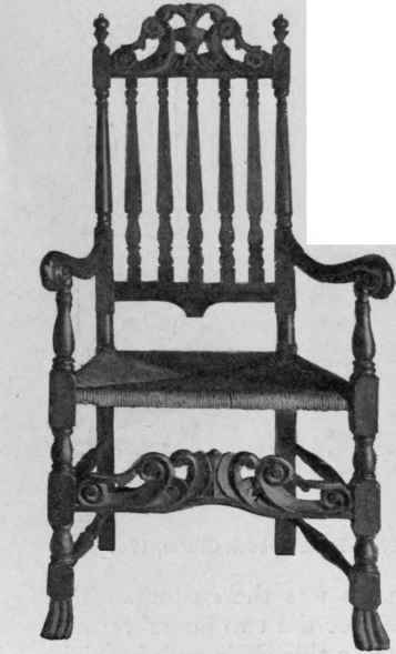 Banister back Chair, 1710 1740.
