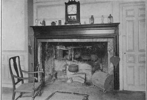 Kitchen Fireplace in Lee Mansion, 1760.