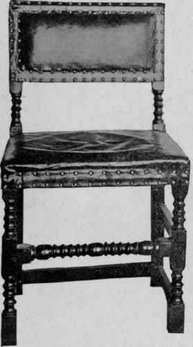 Leather Chair, about 1660.