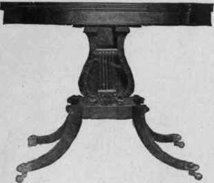 Phyfe Card table, 1810 1820.