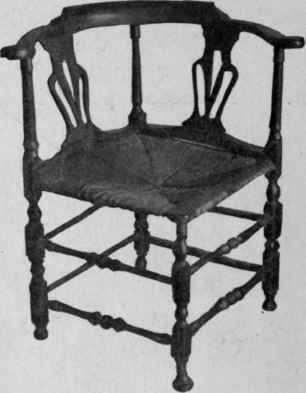 Roundabout Chair, about 1740.