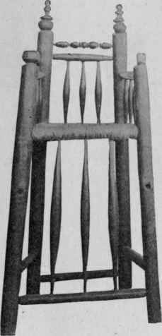 Turned High chair, Sixteenth Century.