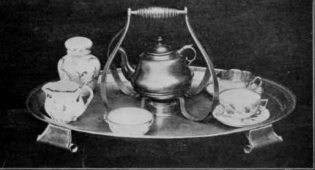 A CARRYING TEA TRAY FOR THE VERANDA