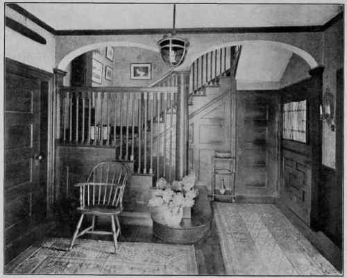 A COMFORTABLE CHAIR FOR A HALL