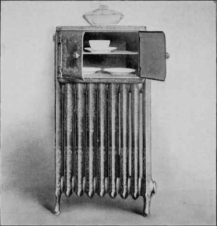 A RADIATOR WITH WARMING OVEN
