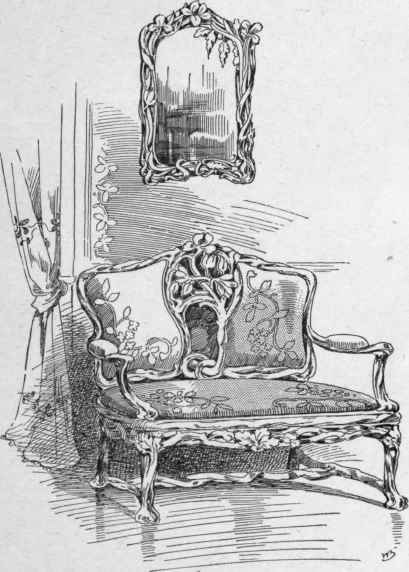 New Art Detail on a Louis Quinzr Form (French)