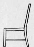 Showing shaping of back and legs as viewed from the side