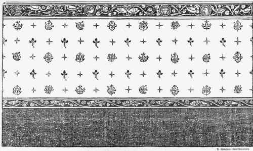 Mural Decoration, executed by Messrs. Heaton, Butler, & Bayne.