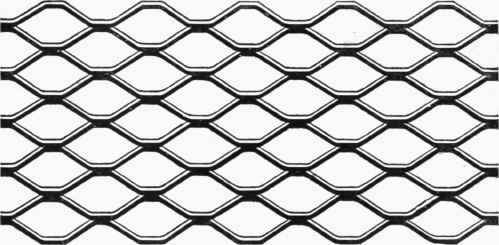 One of several types of expanded metal used as reinforcement for concrete.
