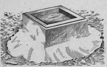 Fig. 127.   Concrete cistern top.