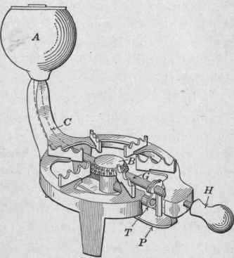 Fig. 207.   Alcohol vapor stove.