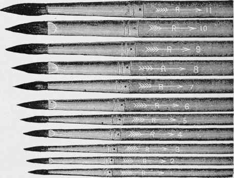 Red Sable Brushes.