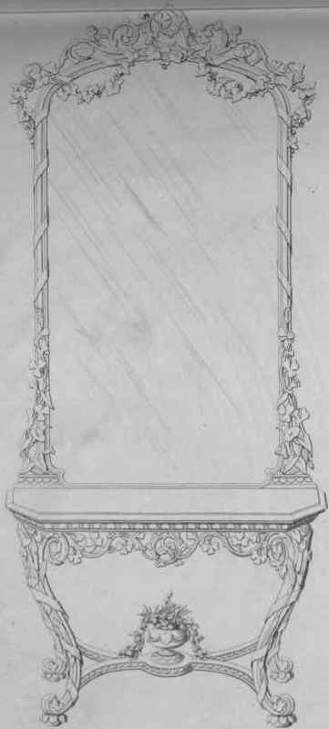Chimney Piece And Mirror Plate LII 287