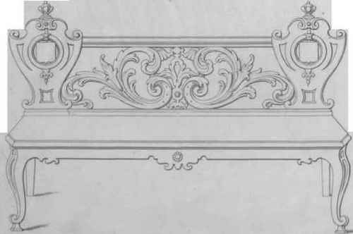 Hall Benches Plate V 31