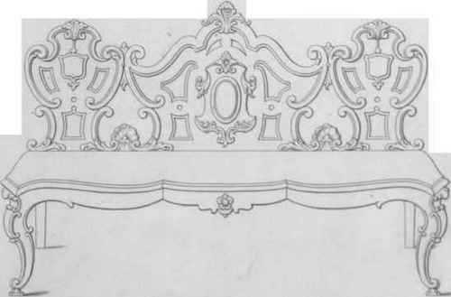 Hall Benches Plate V 32