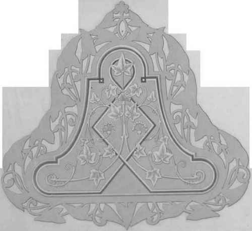 Ornaments adapted from Nature Plate CI 529