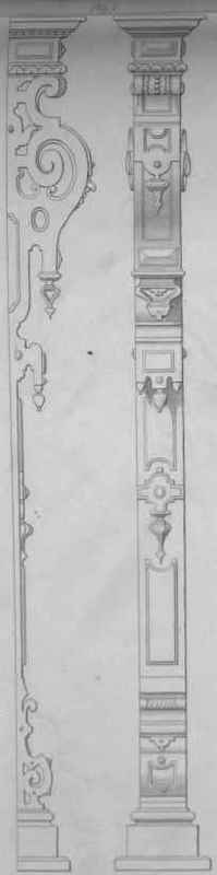 Pilasters and Brackets Plate XC 473