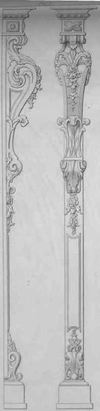 Pilasters and Brackets Plate XC 474