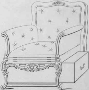 Portable Bed Chair And Ottoman Seat Plate XCV 489