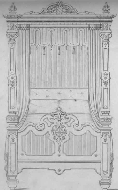 Posted Bedsteads Plate LXXXII 434