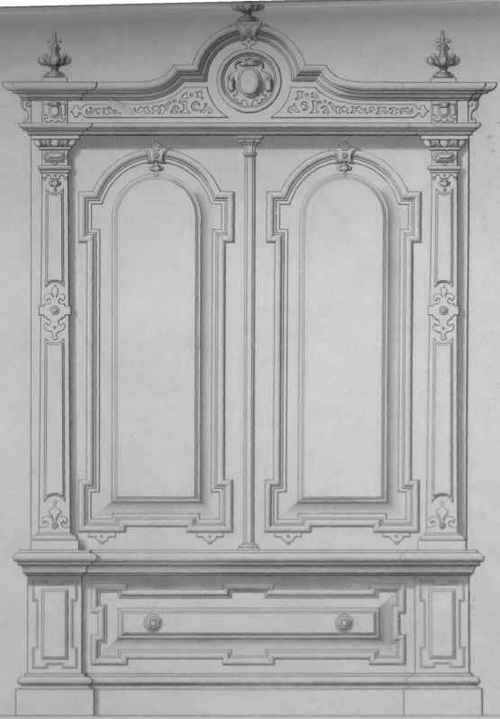 Wardrobes Plate XC 471