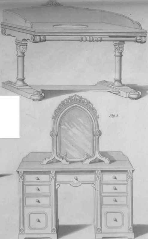 Wash Stands and Dressing Tables Plate XCII 482