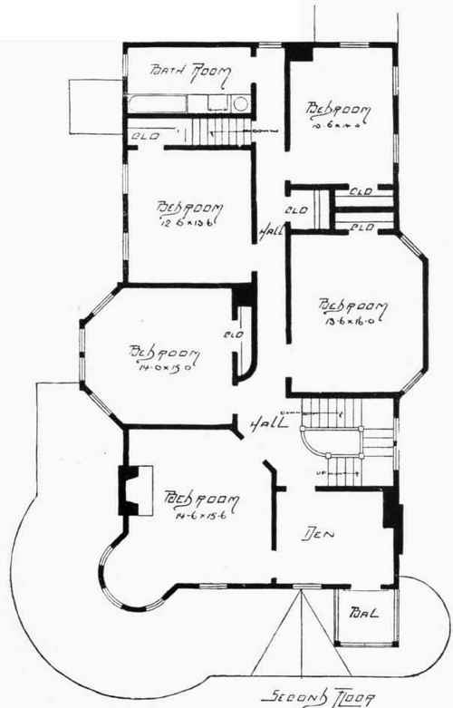 Floor And Framing Plans For W A Sylvester s House  87