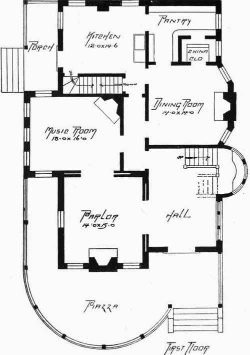 Floor And Framing Plans For W A Sylvester s House  90
