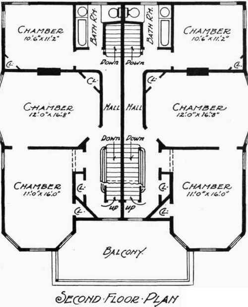 Floor And Framing Plans For W A Sylvester s House  99
