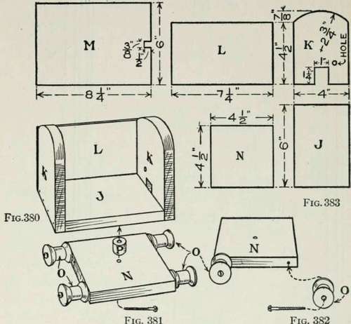 A Toy Derrick Crane With Clockwork Motor 234
