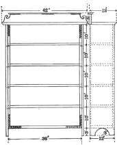Bookcase.