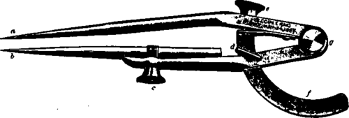 Copeland dividers with one movable point.