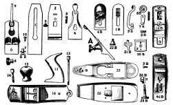 Parts of Bailey planes.