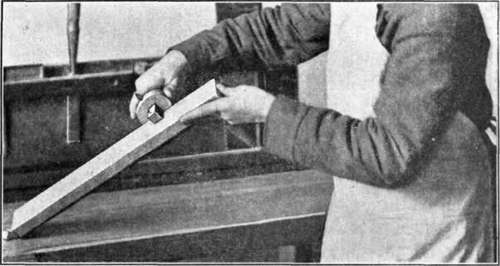 Fig. 11.   Marking Gauge in Use.