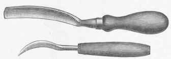 Fig. 52. Spoon Gouge and Spoon Iron. 1/4.