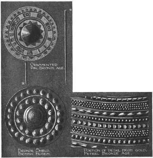 Fig. 14. Ancient metalwork in the British Museum.