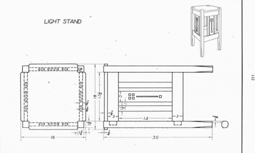 Plate 24 Light Stand Mechanical Drawing 97