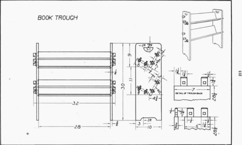 Plate 26 Book Trough Mechanical Drawing 99