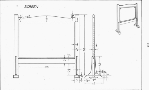 Plate 27 Screen Mechanical Drawing 100