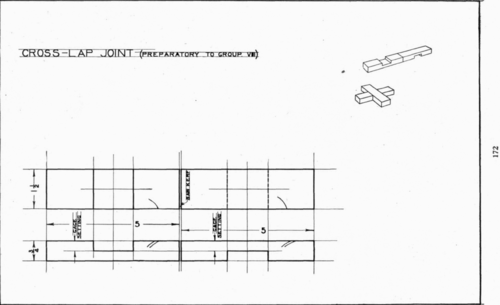 Plate 37 Cross lap joint Mechanical Drawing 59