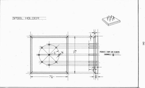 Plate 7 Game board Mechanical Drawing 29