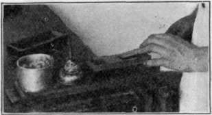 Fig. 87. Starting Position in Whetting