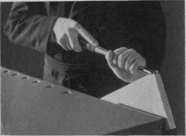 Fig. 8. Chiseling with the Grain.